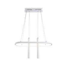 Suspended controlled LED lamp Ambrella Light, Linetech, FL5383, LED, 43 W, 3225LUM, 3000-6400K, white color