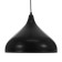 Lamp Bayerlux dome 1x40W E14 black 35x35x84cm