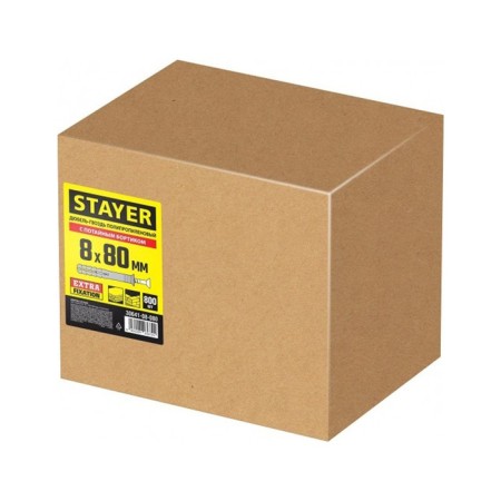 Stayer Master dowel-gvo, spine, polypropylene, secret cuff, 8x80 mm, 800 pcs-1