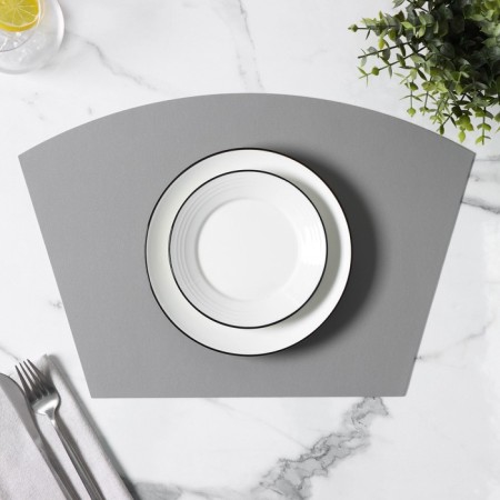 Serving napkin on the TEM table, 30 × 44 cm, gray color-4