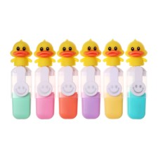 A set of markers of textbooks 6 pieces 6 colors, in the pencil case on a zipper duck