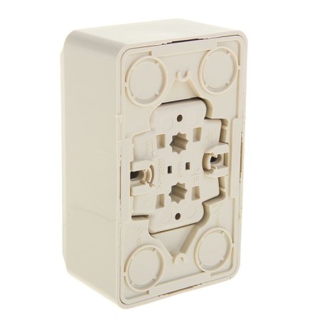 Double SE SE "Study", 16 A, 250 V, invoice, with salary, IP20, cream, PA16-007K-2