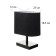 Tabled lamp "Consul" 1x40W E27 Black 25x13x29cm