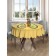 The tablecloth "Avocado in love", Round, Saten, D = 150 cm