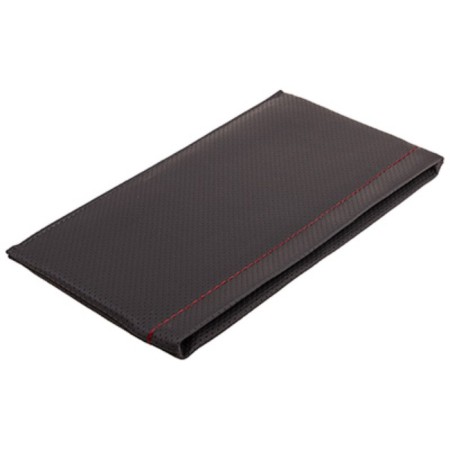 The pocket-organizer between the seats SkyWay 29x16 cm, the skin Perf. Gray, Red line, s06402021