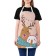 Apron kitchen with a “scarf for two”, adjustable, size OS