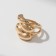 Ring Metal "Trend" drops, color gold, size 16