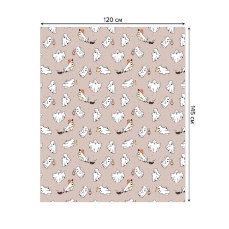 Ghosts tablecloth "Supply Suetologists", rectangular, oxford, size 120x145 cm-1