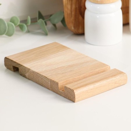 Smartphone stand, wooden