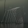 Cover stand, 34 × 18 × 16 cm, color chromium