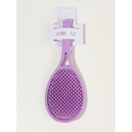 Comb massage oval for drying hair 24*10cm violet suspension QF-5