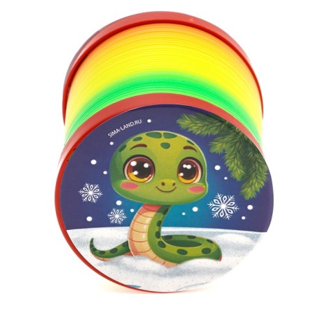 Spring Rainbow "Snake of Good luck", Mix color, D.-5CM-2