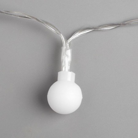 Garland “thread” 3 m with nozzles “balls”, ip20, transparent thread, 20 LED, glow of multi, AAH3-1