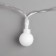 Garland “thread” 3 m with nozzles “balls”, ip20, transparent thread, 20 LED, glow of multi, AAH3