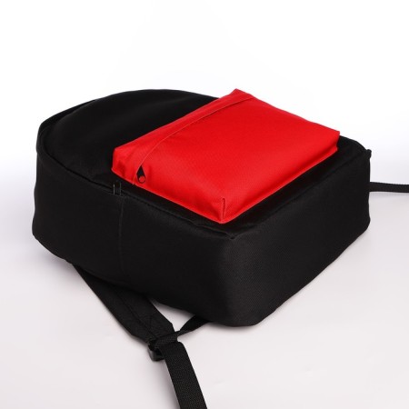 Sports backpack, Textura, 20 liters, black/red color-2