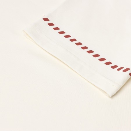 Women's T-shirt with red edging Basic Line Color Milk, Rr. 50-4