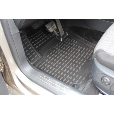 Rugs in the salon VW Passat CC 02/2009-2016, 4 pcs. (polyurethane)-1