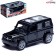 Metal car "Cruiser", 1:48, inertia, doors open, black color