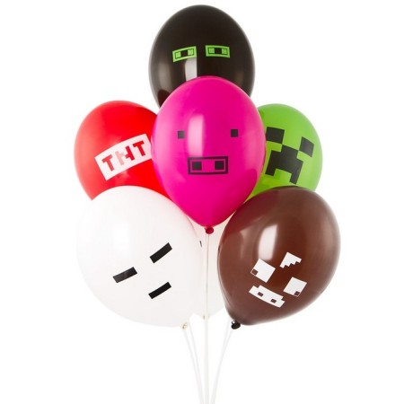 Latex ball 14 "Pixels", pastel, set of 50 pcs., Mix-2