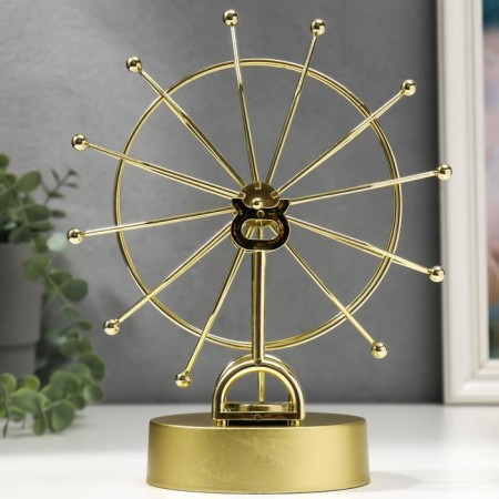 Plastic Plastic "Ferris wheel" gold 23.5x18.5x11 cm-2
