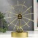 Plastic Plastic "Ferris wheel" gold 23.5x18.5x11 cm