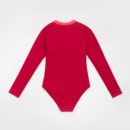 Women's swimsuit minku with long sleeves pink color, size 44-8