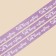 A satin ribbon, gift packaging, “from the heart”, lilac, 2 cm x 22.5 m