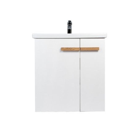 Viant Viant "Munich" 2 sashes, 430x560x620 mm, suspended, white, with a COMO 60 sink-1