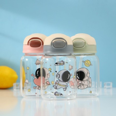 Water bottle "Cosmonauts", 450 ml, 8.2 × 15 cm, color mix-10