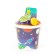 Sand set No. 314: bucket, spatula, rakes, 2 molds, small watering can, mix