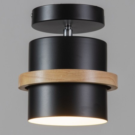 Spot "Asver" E27 40W black 16x16x18 cm-1