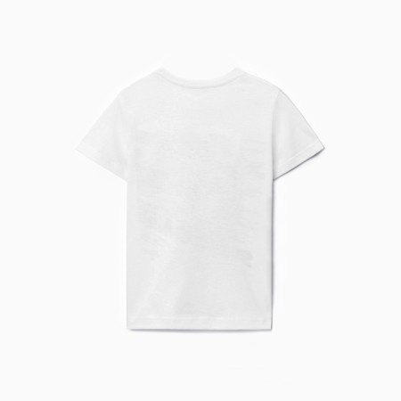 T -shirt for a boy, white color, height 116 cm-3