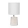Iris table lamp E14 40W white 14x14x26 cm