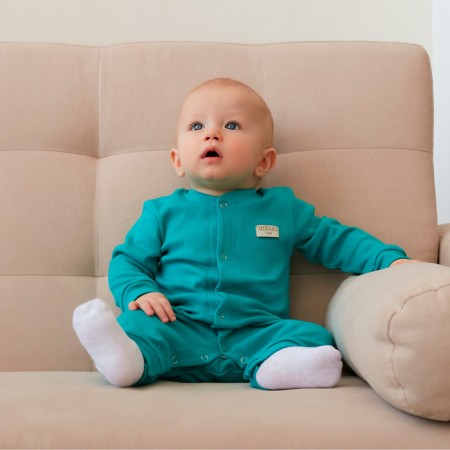Combiason children's minku emerald color, height 86-92cm-3