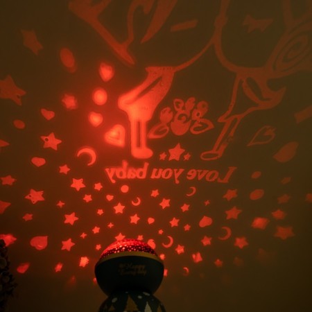 Night Projector "Winter Fairy Tale" LED 3HLR44 Green 9x9x15 cm Risalux-2