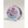 Folding “Flowers” ​​mirror, D = 7.2 cm, with an increase, lilac/purple color