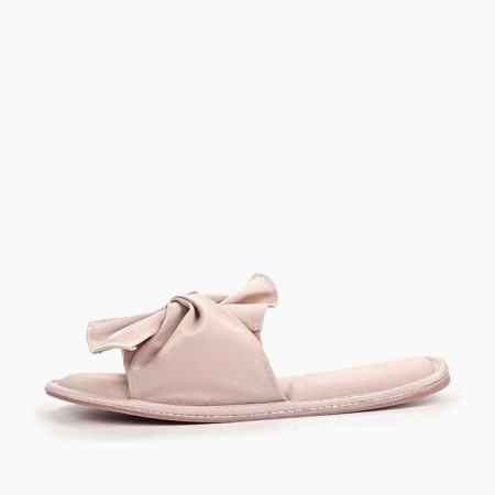 Slippers # 8 women, size 35.5, beige color-4