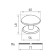 Pen-button, rif rDK -110-A, silver color