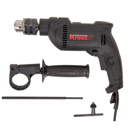 Shock drill Kress KU310, 220 V, 650 W, 3000 rpm, 45000 beats/min, 0-13 mm, handle, box-2