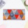 Money envelope "Universal" glitter, triangles, 8x17 cm