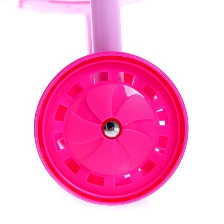 Stroller for dolls, metal frame, three -wheeled, summer-5