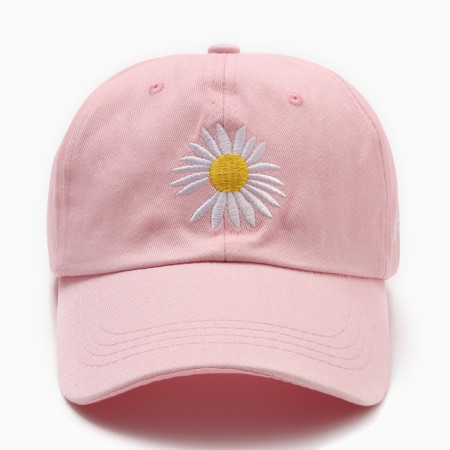 Women's cap Minaku "Chamomile", pink color, rr 54-56-1