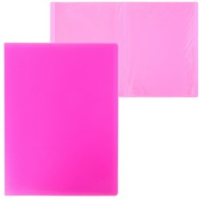 Folder with 10 A4, 500 microns, Calligrata, Neon, Pink