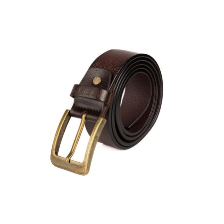 PRIDE belt, nat. skin, dark brown, 105cm-2