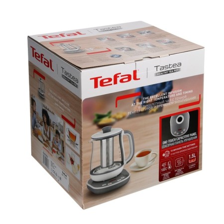 Electric kettle Tefal BJ551B10, glass, 1.5 l, 1430 W, adjustment t °, white-9