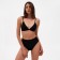 Swimming trunks of women's minaku slips, black color, size 46