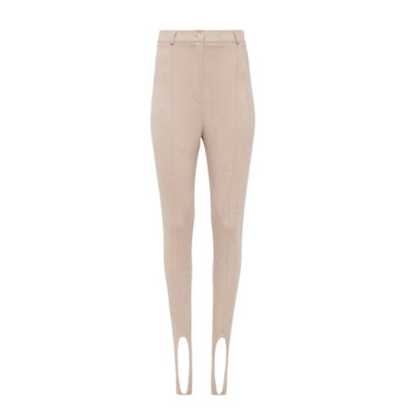 Women's pants Minaku: Casual Collection Ecrew color, size 44-4