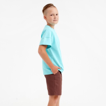 Футболка детская MINAKU:Basic line kids цвет голубой, рост 92-4