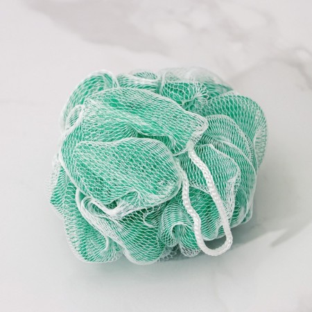 Body washcloth "gradient", 40 g, green color-1