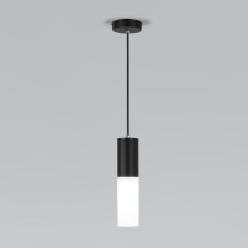 Suspended lamp Elektrostandard, Glas E27 100x100x600 mm, IP54, Black color